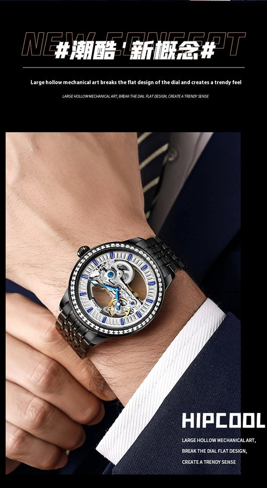 Reloj Mecánico de Lujo con Zirconia Resistente al Agua - Image 13