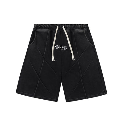 Shorts Sueltos con Bordado y Cordón Ajustable - Image 5
