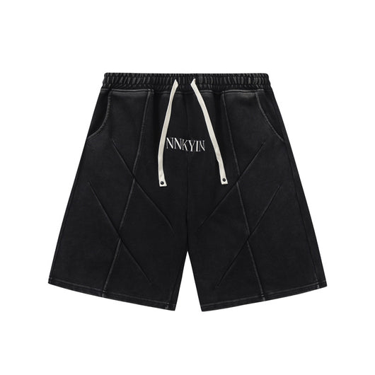 Shorts Sueltos con Bordado y Cordón Ajustable - Image 5