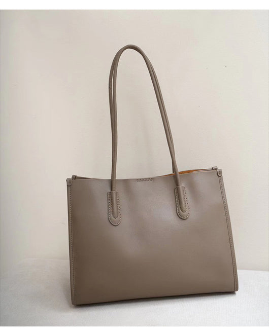 Bolso Tote de Cuero Genuino para Mujer - Bolsa Commuter de Gran Capacidad - Image 14