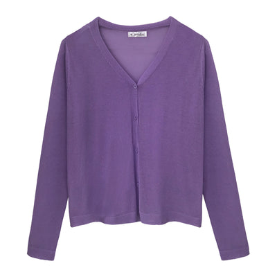 Cardigan de Seda de Hielo Tejido Fino con Protección Solar para Mujer - Image 24