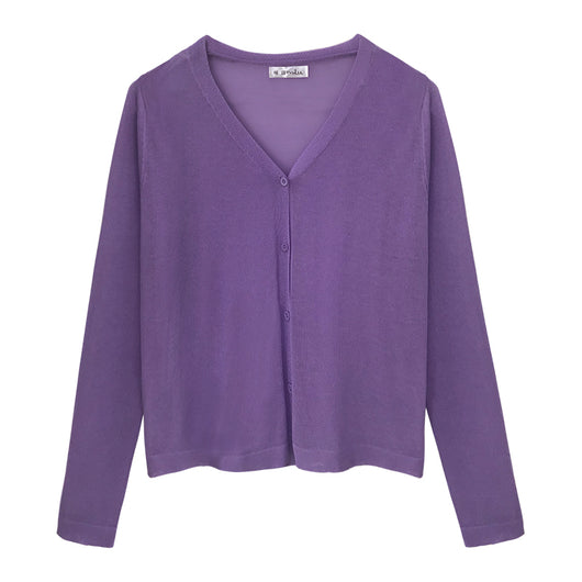 Cardigan de Seda de Hielo Tejido Fino con Protección Solar para Mujer - Image 24