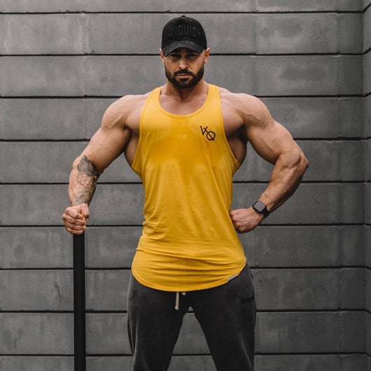 Chaleco Deportivo de Algodón para Hombre - Camiseta Muscle Fit Transpirable - Image 14