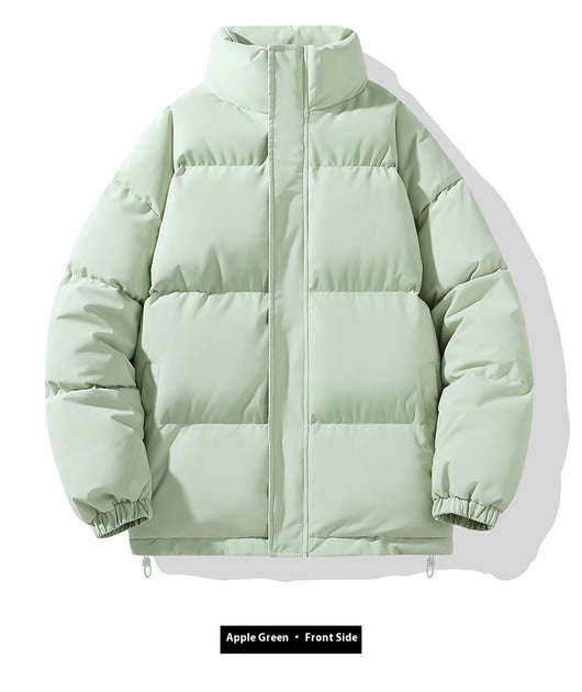 Abrigo Acolchado de Cuello Alto para Parejas - Diseño Minimalista - Image 32