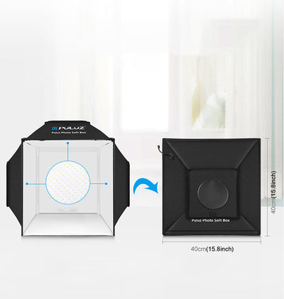Caja de Luz LED Plegable 40cm para Fotografía de Productos - Image 2