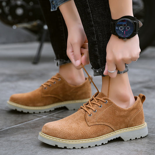 Zapatos Casuales de Trabajo Versátiles para Hombre - Diseño Bajo