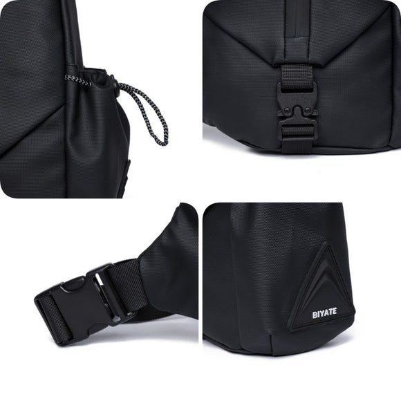 Bolsa Pecho Motociclista Derm Men Triangle - Crossbody Versátil