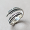 European and American fashion jewelry Negro retro personality ring female opening feather ring foreign trade wholesale hand jewelry Sliver 925 Ajustable