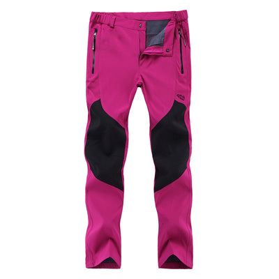 Pantalones de Senderismo Talla Grande Elásticos de Secado Rápido