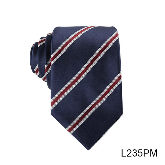 Corbata Vintage Casual a Rayas con Nudo Manual - Image 2