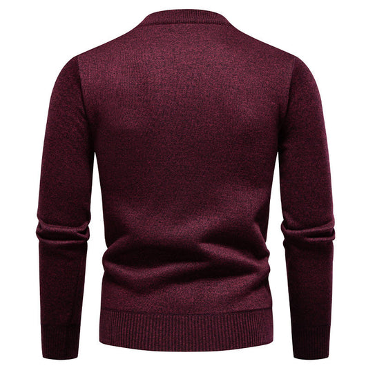 Suéter Tejido Cuello Redondo Cálido y Casual para Hombre - Image 15