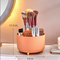 Organizador de Escritorio Naranja con Divisores - Almacenamiento Moderno para Cosméticos y Papelería