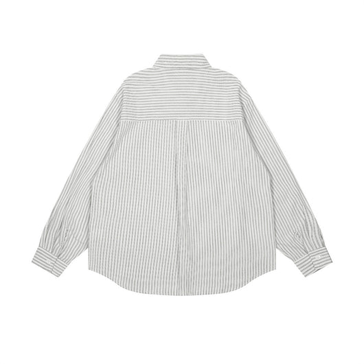 Camisa Casual de Rayas Verticales para Hombre - Image 13