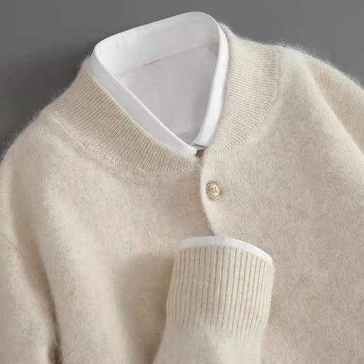 Cardigan Grueso y Cálido para Hombre - Suéter Holgado - Image 4