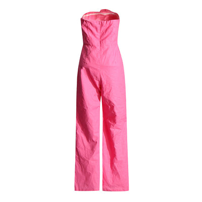 Jumpsuit Floral con Costura, Cintura Alta y Piernas Anchas Reductoras - Image 21