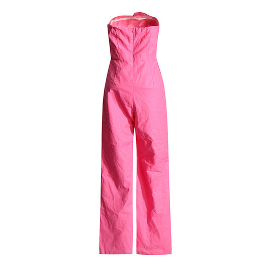 Jumpsuit Floral con Costura, Cintura Alta y Piernas Anchas Reductoras - Image 21