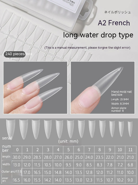 Uñas Trapezoidales Largas sin Lijado - Diseño Profesional - Image 7