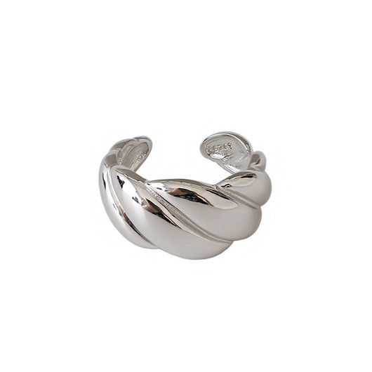 Anillo de Plata 925 con Diseño Ondulado - Image 14