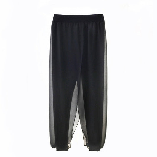 Pantalones Harem Chifón Ligero de Malla Abierta - Comodidad Total - Image 7