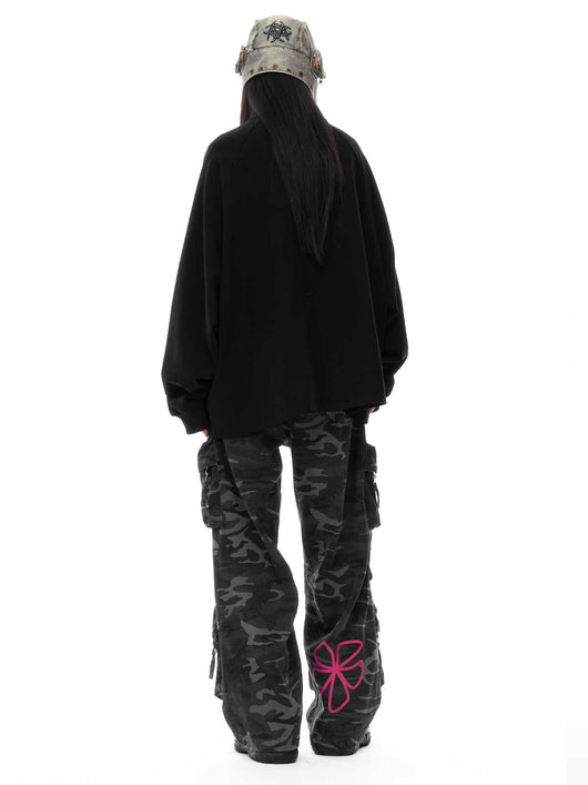 Suéter Polo Manga Larga Medusa Serpiente Otoño Invierno Negro - Image 12