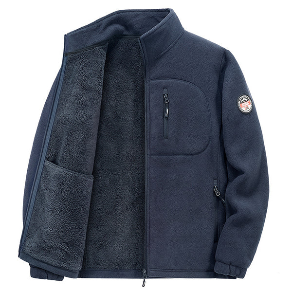 Chaqueta Casual Gruesa con Múltiples Bolsillos para Hombre