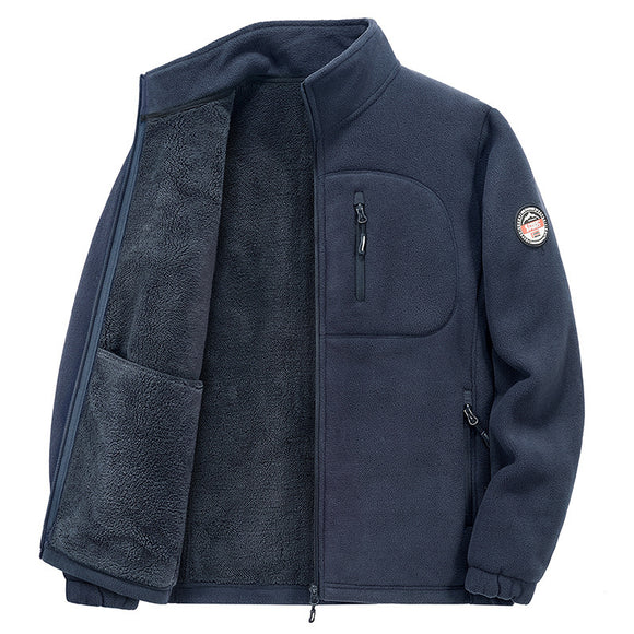 Chaqueta Casual Gruesa con Múltiples Bolsillos para Hombre