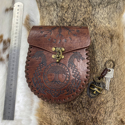 Bolso de Cintura Renaissance en Cuero PU - Accesorios para Cosplay y Fotografía - Image 3
