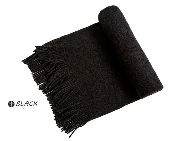 Thick Cashmere Scarf for Winter Student