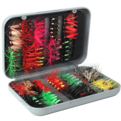 Kit Completo de 100 Anzuelos y Cebos para Pesca con Mosca - Image 10