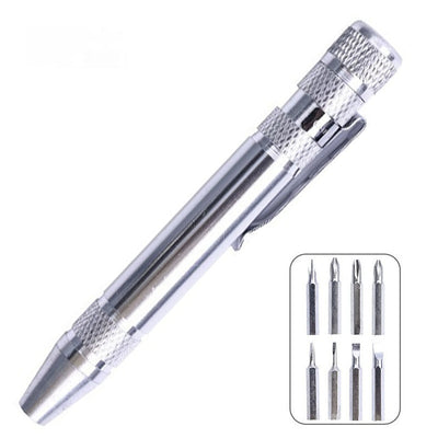 Juego de Destornillador 8 en 1 Tipo Pluma - Aleación de Aluminio - Image 6