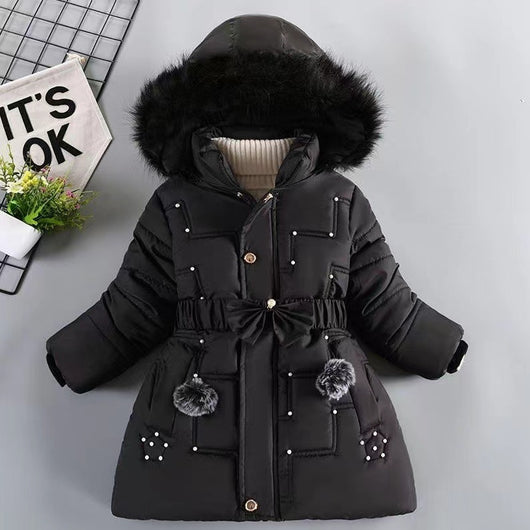 Chaqueta de Algodón Acolchada para Niñas - Abrigada y a la Moda - Image 6