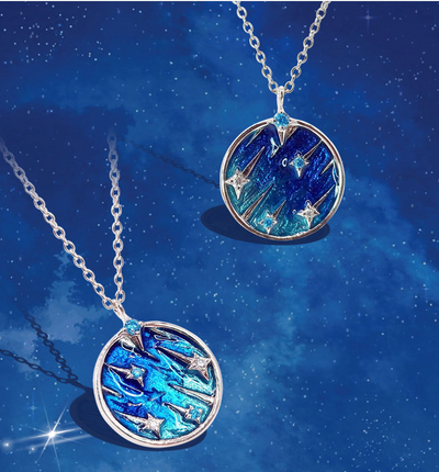 Collar Colgante Cielo Estrellado con Circonita Nueva Colección - Image 10