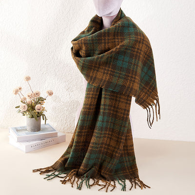 Bufanda Escocesa Gruesa de Invierno - Suave y Cálida - Image 3
