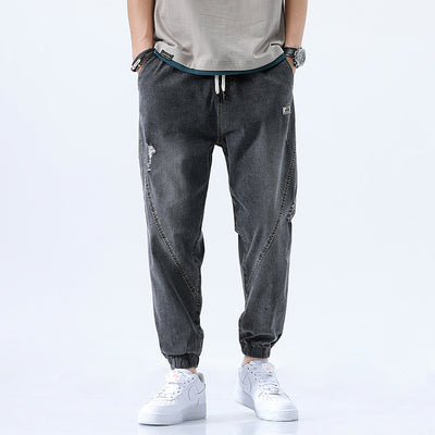 Pantalones Vaqueros de Cintura Elástica con Cordón Ajustable - Image 17