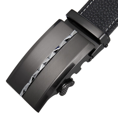 Cinturón de Cuero para Hombre con Hebilla Automática - Image 9