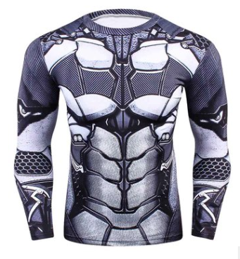 Camiseta Deportiva de Manga Larga con Estampado Digital - Image 2