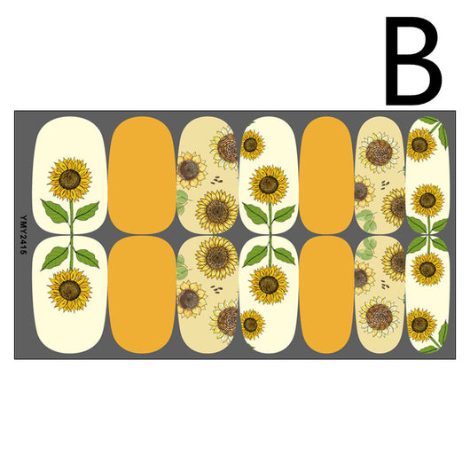 Pegatinas de Uñas Mariposas Hoja de Arce con Adhesivo - Image 16
