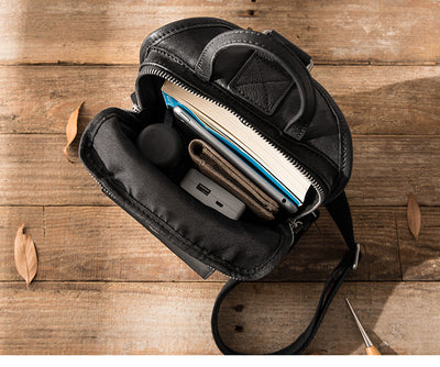 Bolsa Pecho Cuero Genuino para Hombre - Estilo Casual - Image 5