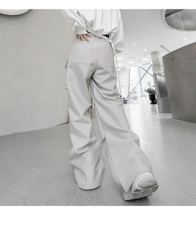 Pantalón Funcional Unisex de Pierna Ancha con Múltiples Bolsillos - Image 18