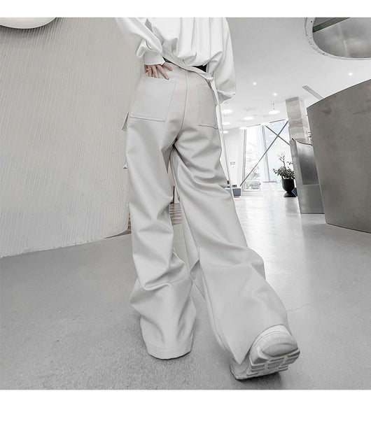 Pantalón Funcional Unisex de Pierna Ancha con Múltiples Bolsillos - Image 18