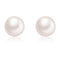 Niche Design Earrings Silver Small Needle White Fragrance