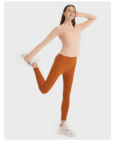 Cardigan Deportivo Ajustado de Manga Larga para Yoga - Image 21