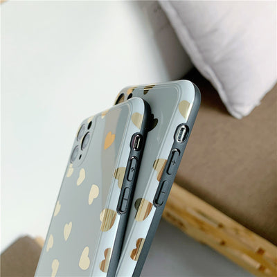 Funda para móvil con baño de oro y diseño de amor - Image 3