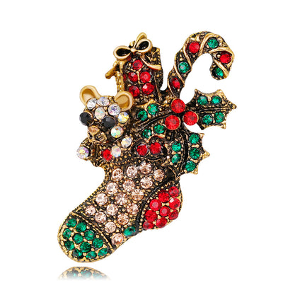 Broche Navideño Árbol de Navidad y Papá Noel - Image 18