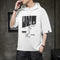 Sudadera casual con capucha y manga media