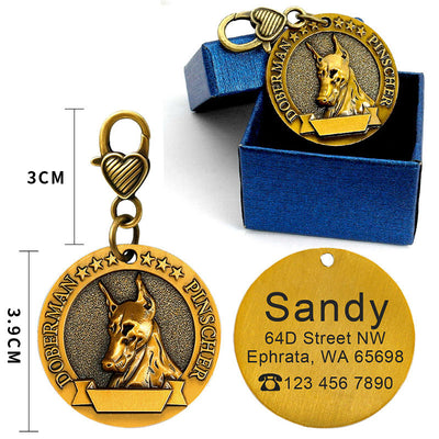 Placa de Identificación para Perros Grabada en Metal - Antiloss - Image 6