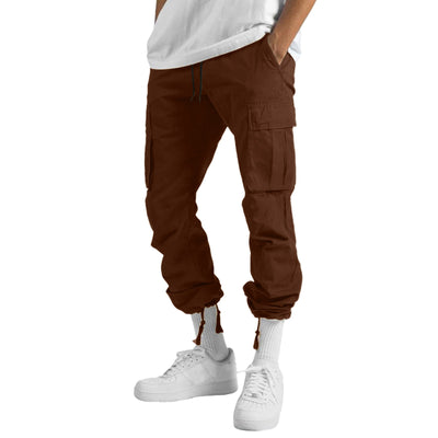 Pantalones Casuales con Múltiples Bolsillos y Cordón Ajustable - Image 81
