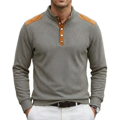Sudadera Casual Hombre Transpirable de Color Sólido - Image 5