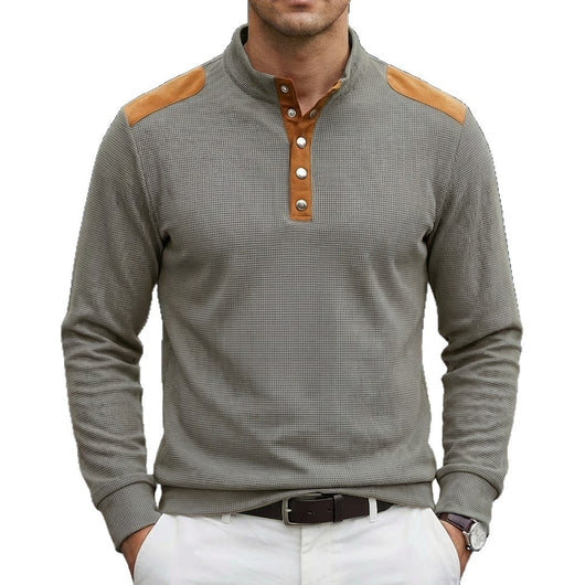 Sudadera Casual Hombre Transpirable de Color Sólido - Image 5