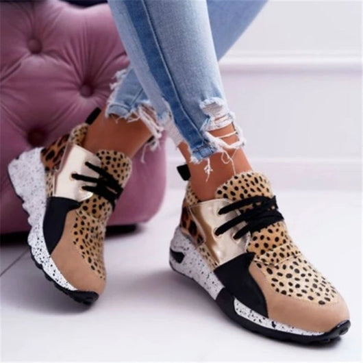 Tenis Casuales con Plataforma y Cordones para Mujer - Image 3